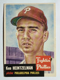 1953 Topps #136 Ken Heintzelman (EX)