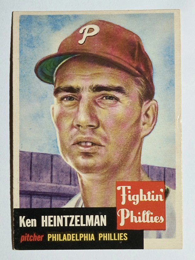 1953 Topps #136 Ken Heintzelman (EX)