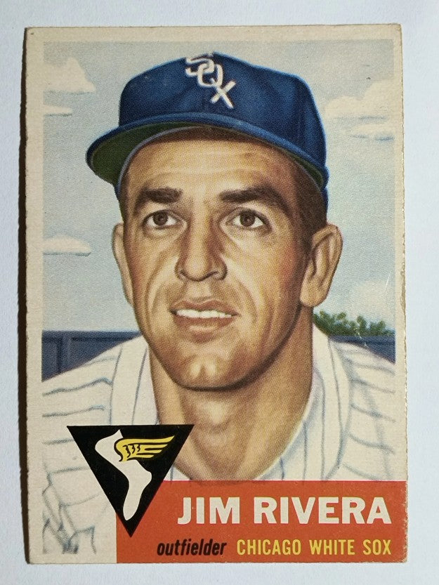 1953 Topps #156 Jim Rivera RC (VG)