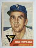 1953 Topps #156 Jim Rivera RC (VG)