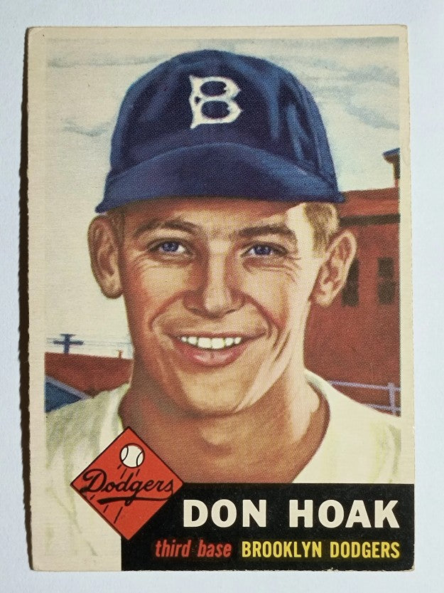 1953 Topps #176 Don Hoak RC (EX)