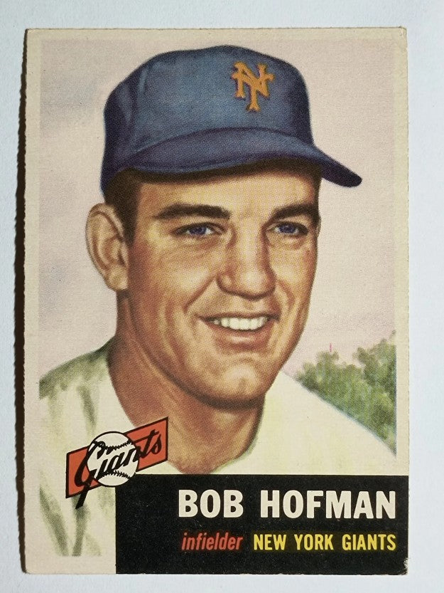 1953 Topps #182 Bobby Hofman (EX)