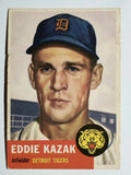 1953 Topps #194 Eddie Kazak (VG)