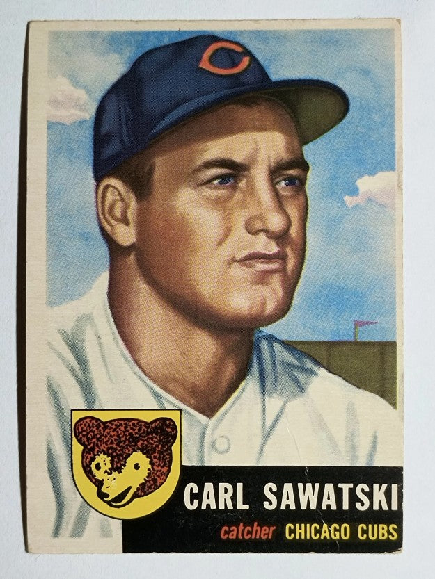1953 Topps #202 Carl Sawatski RC (VG)