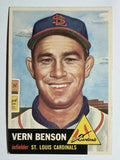1953 Topps #205 Vern Benson RC (EX)