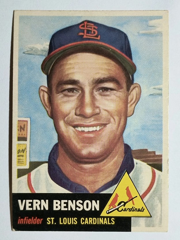 1953 Topps #205 Vern Benson RC (EX)