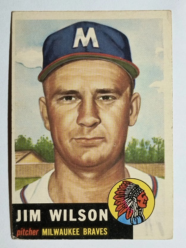 1953 Topps #208 Jim Wilson (VGEX)
