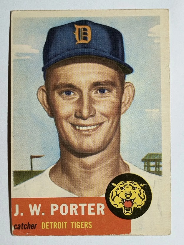 1953 Topps #211 J.W. Porter RC (VGEX)