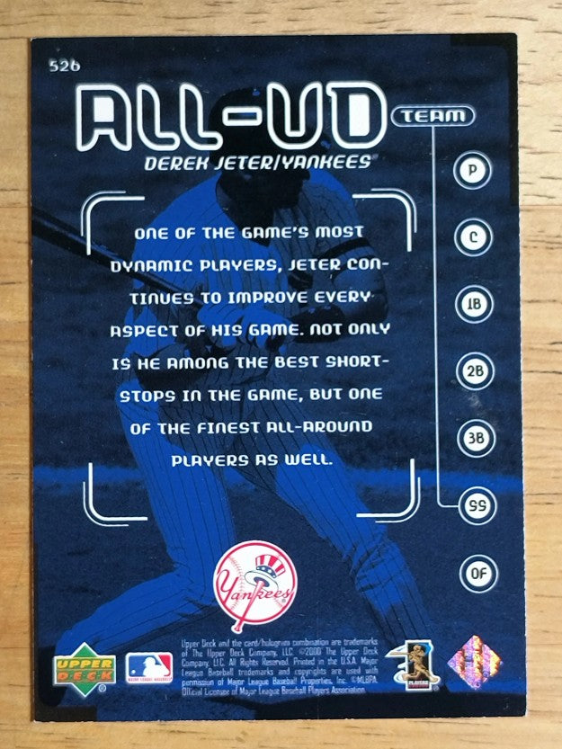 2000 Upper Deck #526 Derek Jeter AUT