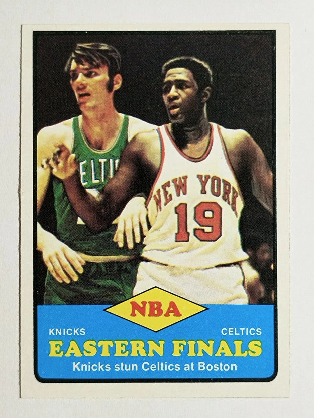 1973-74 Topps #66 Eastern Finals/Willis Reed/Henry Finkel (NM)