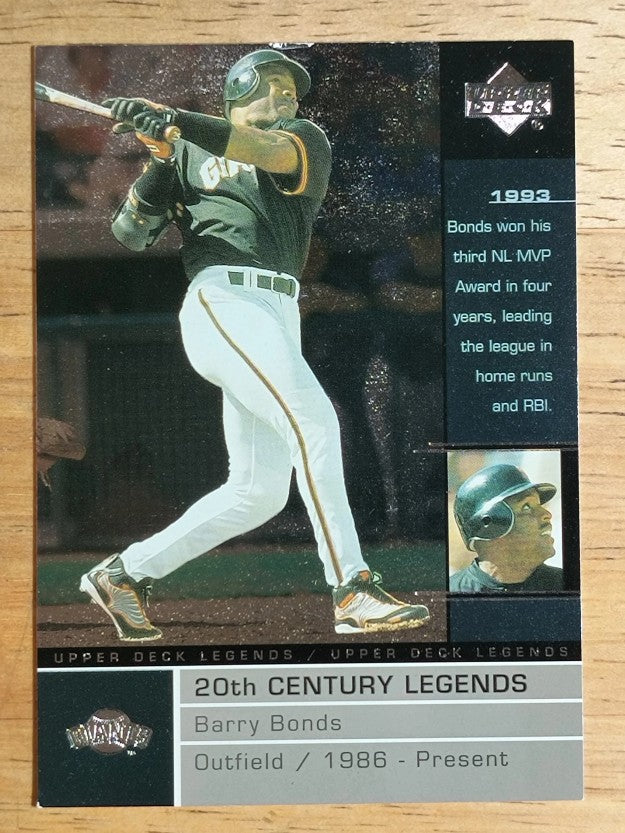 2000 Upper Deck Legends #110 Barry Bonds 20C