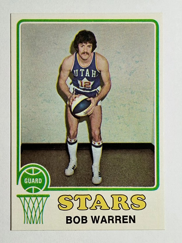 1973-74 Topps #196 Bob Warren (trimmed)