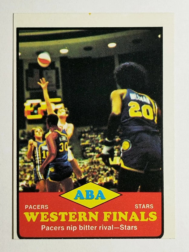1973-74 Topps #206 ABA Western Finals (EX)