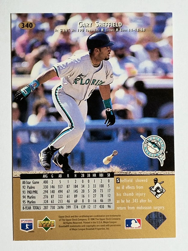 1996 Upper Deck #340 Gary Sheffield