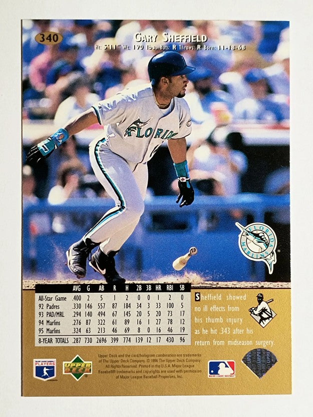 1996 Upper Deck #340 Gary Sheffield