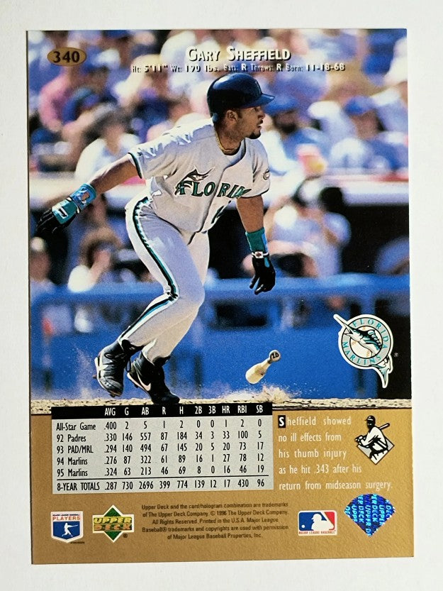 1996 Upper Deck #340 Gary Sheffield