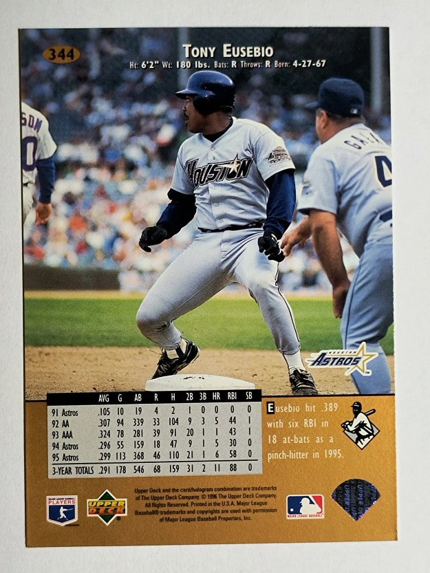 1996 Upper Deck #344 Tony Eusebio