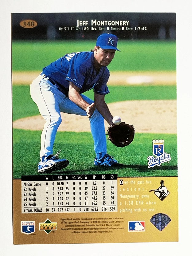 1996 Upper Deck #348 Jeff Montgomery