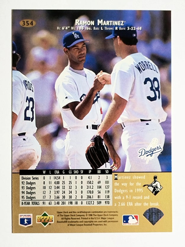 1996 Upper Deck #354 Ramon Martinez