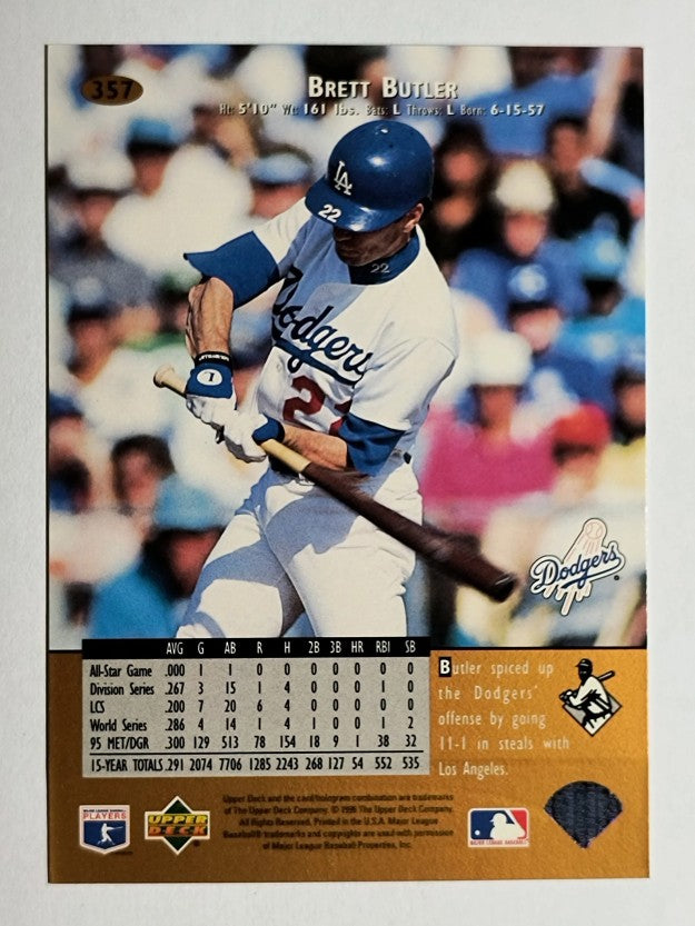 1996 Upper Deck #357 Brett Butler