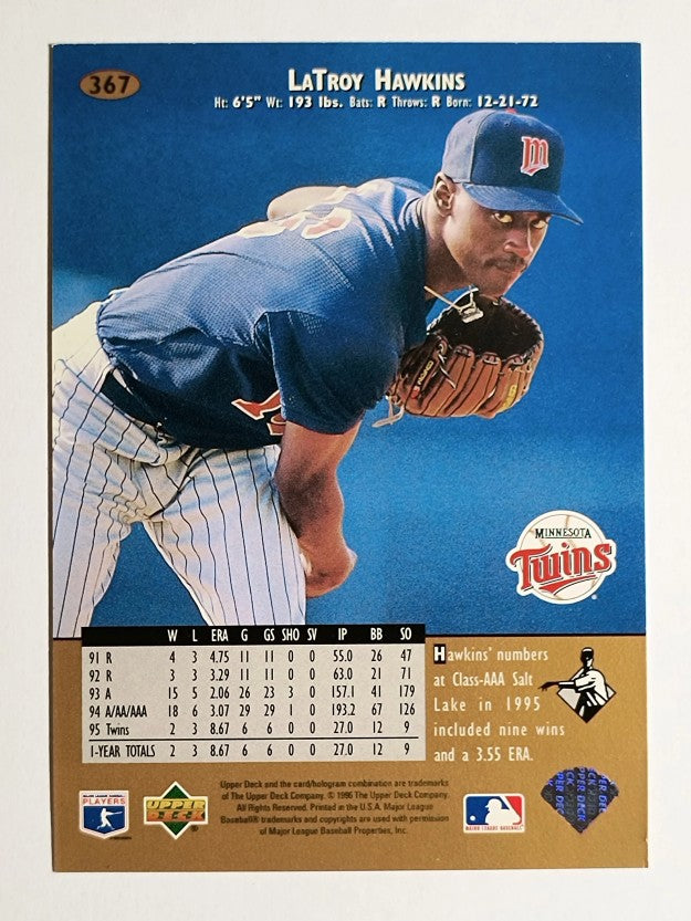 1996 Upper Deck #367 LaTroy Hawkins