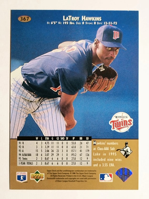 1996 Upper Deck #367 LaTroy Hawkins