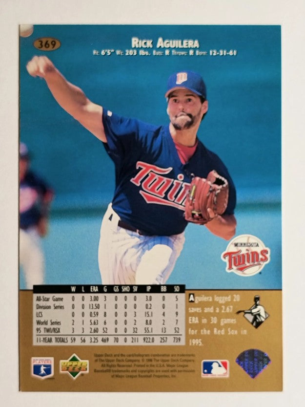 1996 Upper Deck #369 Rick Aguilera