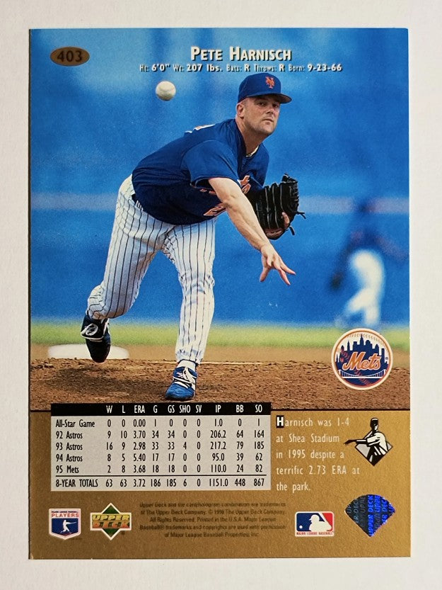 1996 Upper Deck #403 Pete Harnisch