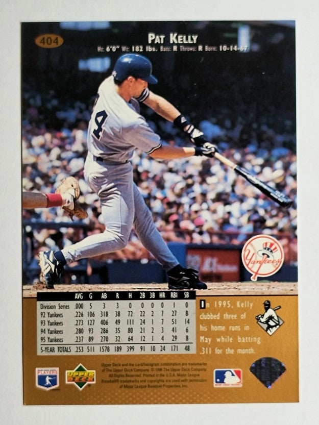 1996 Upper Deck #404 Pat Kelly