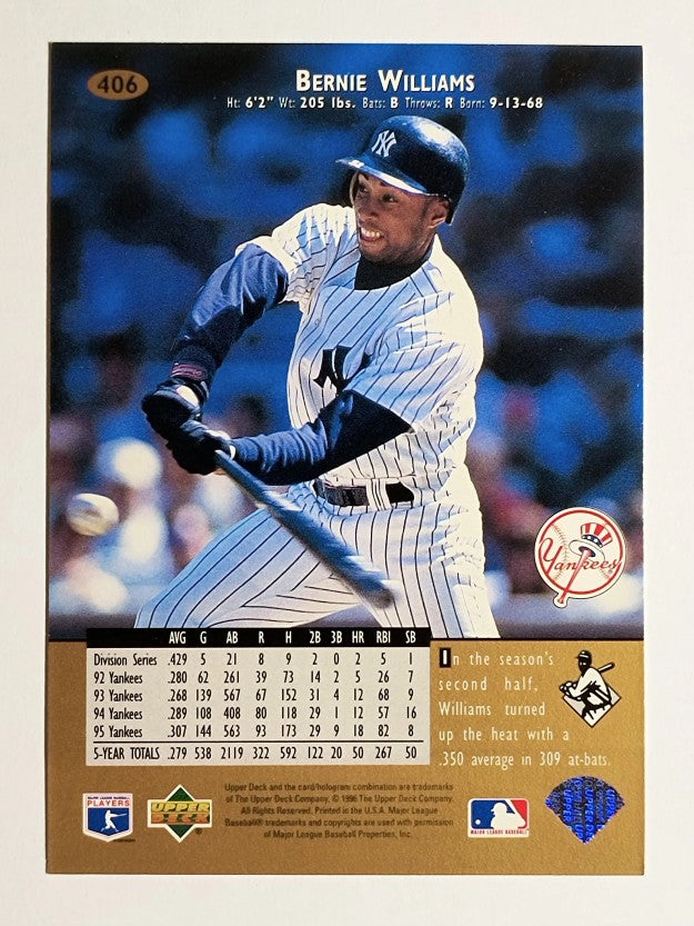 1996 Upper Deck #406 Bernie Williams