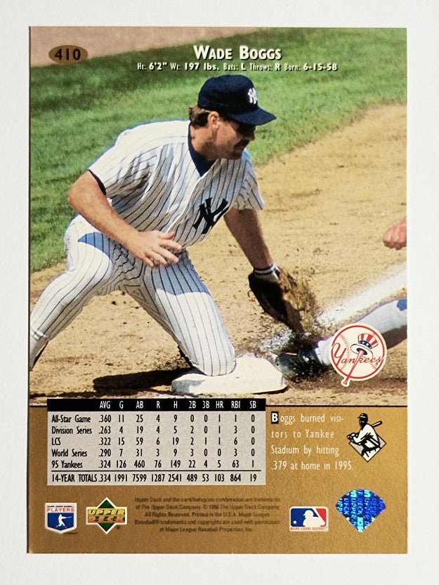 1996 Upper Deck #410 Wade Boggs