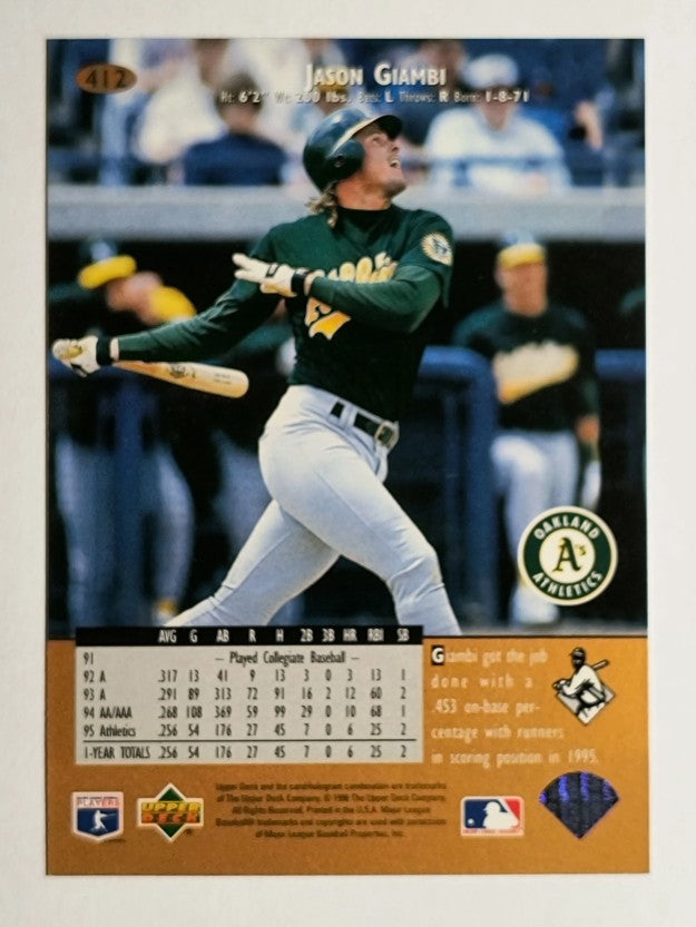 1996 Upper Deck #412 Jason Giambi