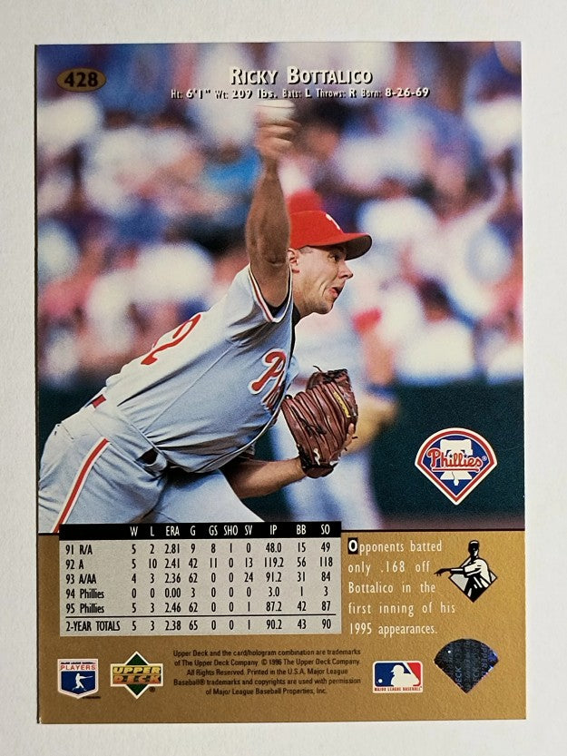 1996 Upper Deck #428 Ricky Bottalico