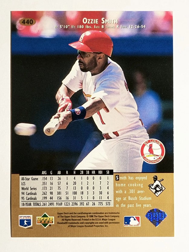1996 Upper Deck #440 Ozzie Smith
