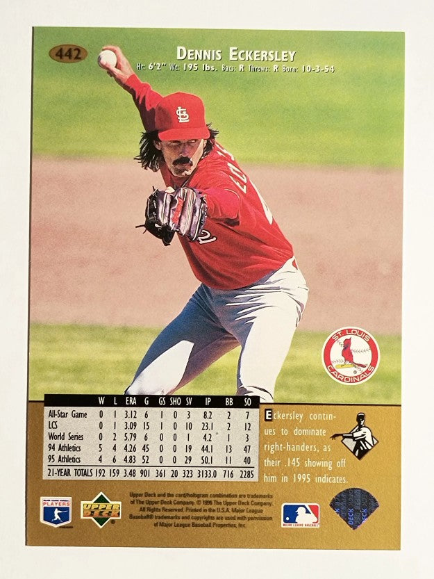 1996 Upper Deck #442 Dennis Eckersley