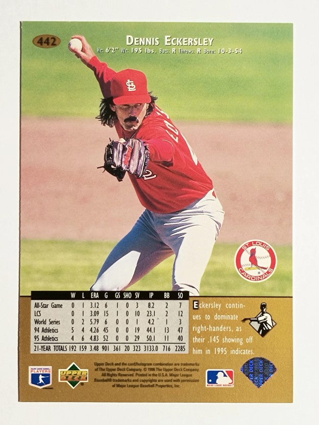 1996 Upper Deck #442 Dennis Eckersley