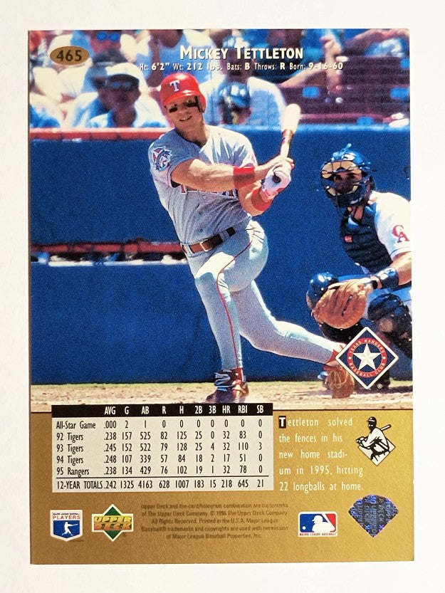1996 Upper Deck #465 Mickey Tettleton