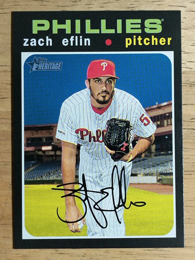 2020 Topps Heritage #295 Zach Eflin