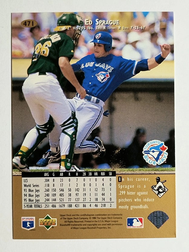 1996 Upper Deck #471 Ed Sprague