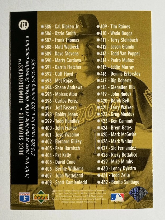 1996 Upper Deck #479 Buck Showalter CL