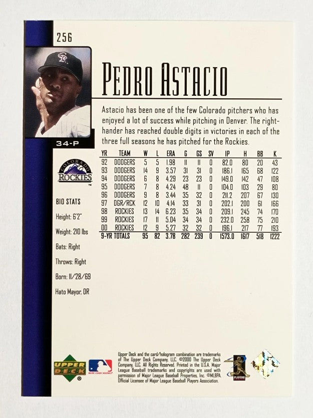 2001 Upper Deck #256 Pedro Astacio