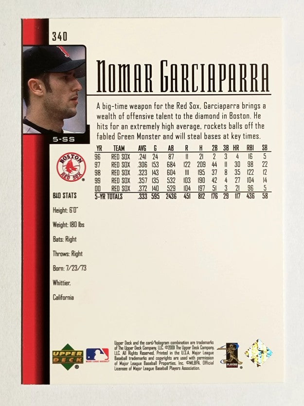 2001 Upper Deck #340 Nomar Garciaparra