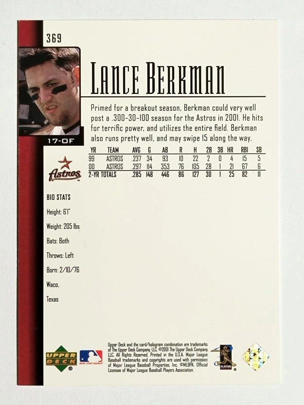 2001 Upper Deck #369 Lance Berkman