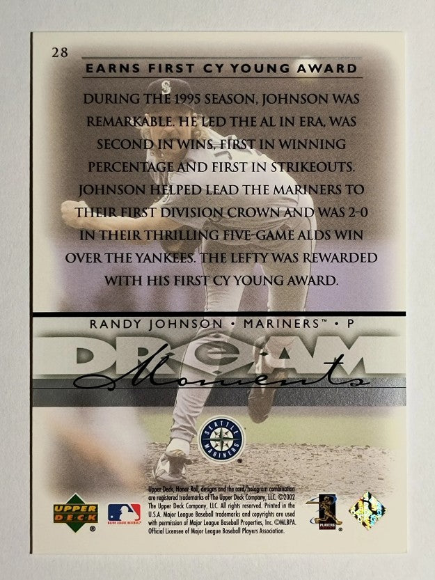 2002 Upper Deck Honor Roll #28 Randy Johnson