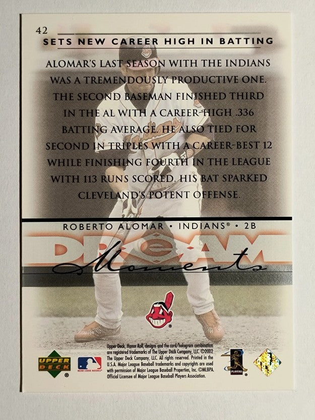 2002 Upper Deck Honor Roll #42 Roberto Alomar