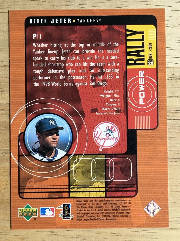 2000 Upper Deck Power Rally #P11 Derek Jeter