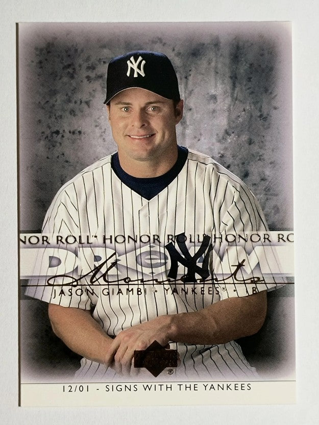 2002 Upper Deck Honor Roll #74 Jason Giambi