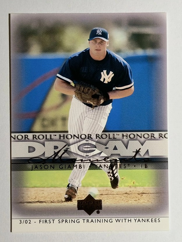 2002 Upper Deck Honor Roll #75 Jason Giambi