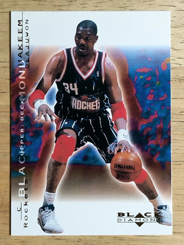 2000-01 Black Diamond #29 Hakeem Olajuwon