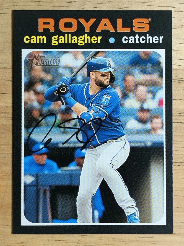 2020 Topps Heritage #299 Cam Gallagher